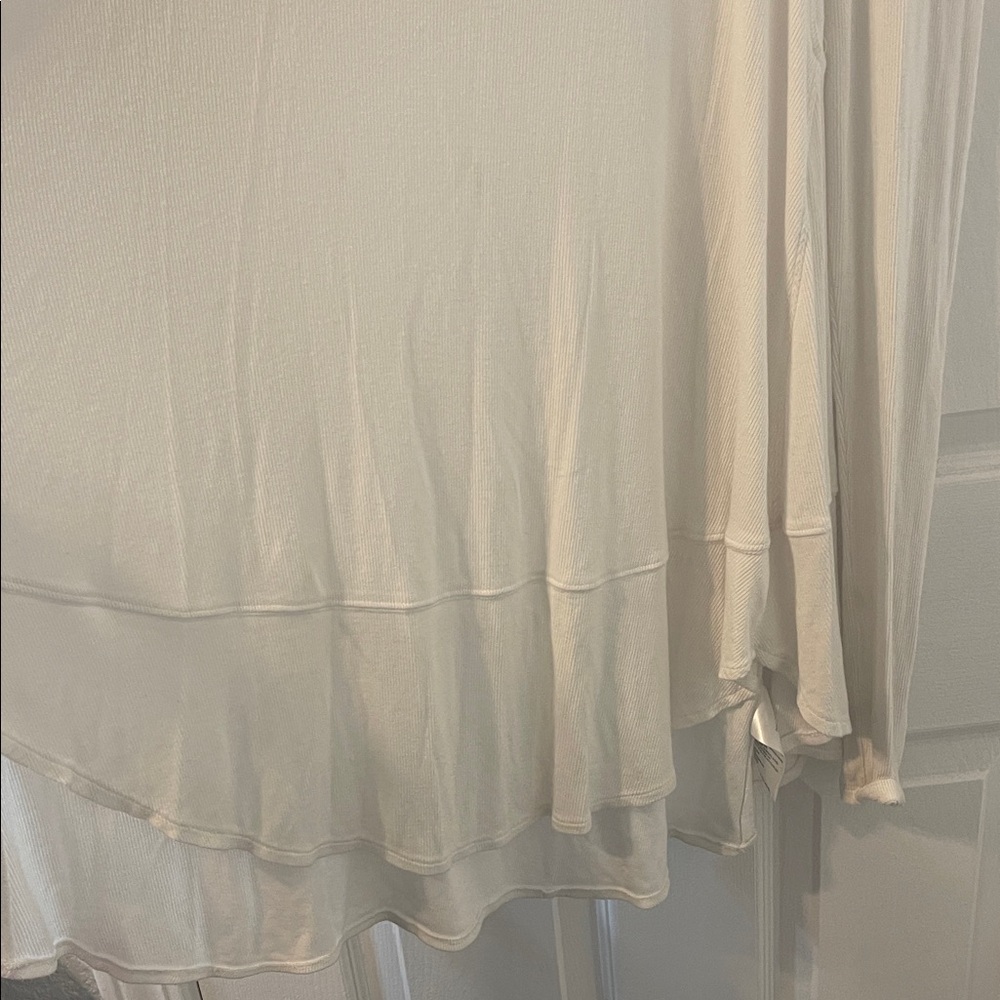 Free People White Ribbed Top - Picture 9 of 10